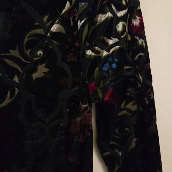 Free People Velvet Burnout Mini Dress Size XS - Picture 6 of 9